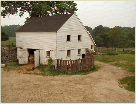 The historic A barn dates back to 1740